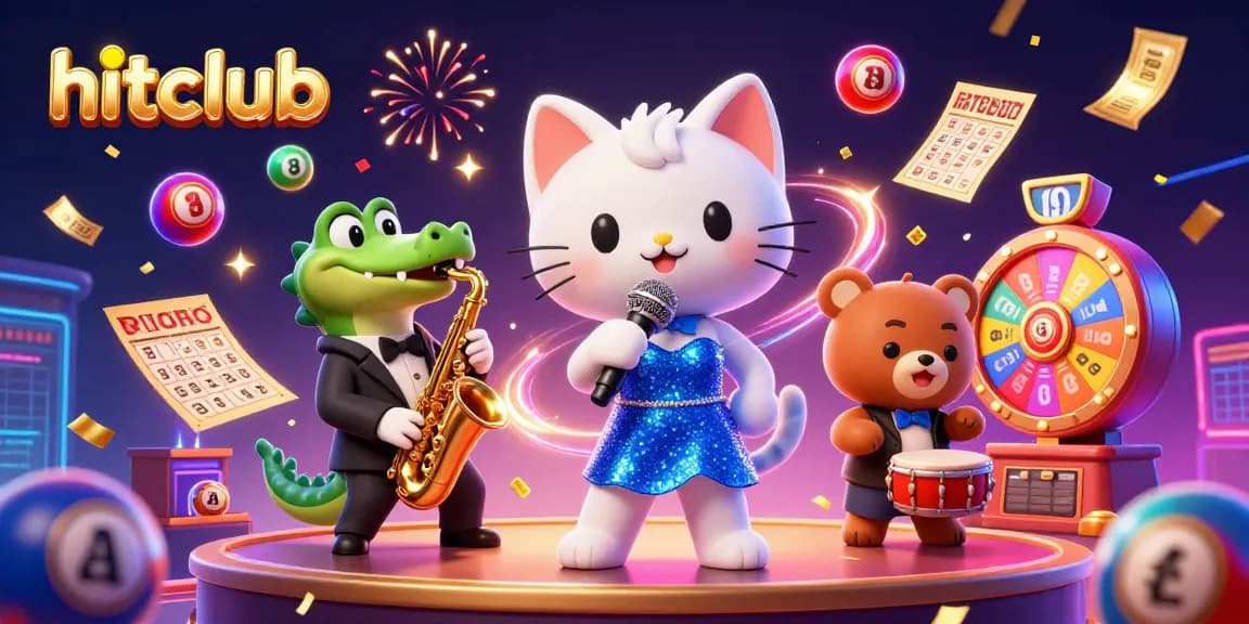 Players enjoy thrilling games at hitclub with vibrant characters and exciting casino elements.