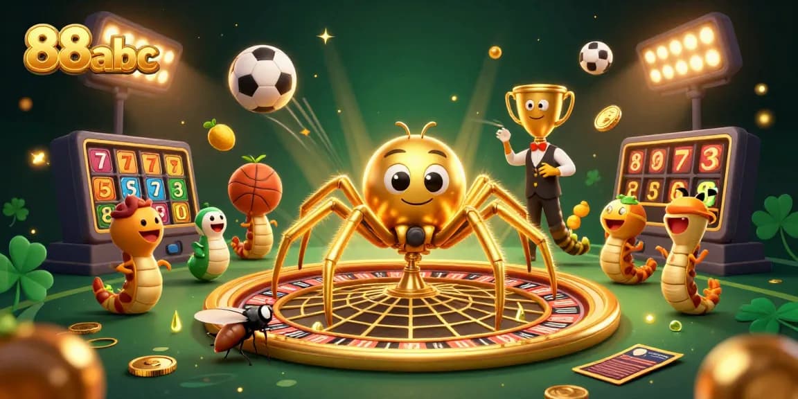 Engage in thrilling bets with 88abc, where vibrant casino elements collide in a rich gaming scene.
