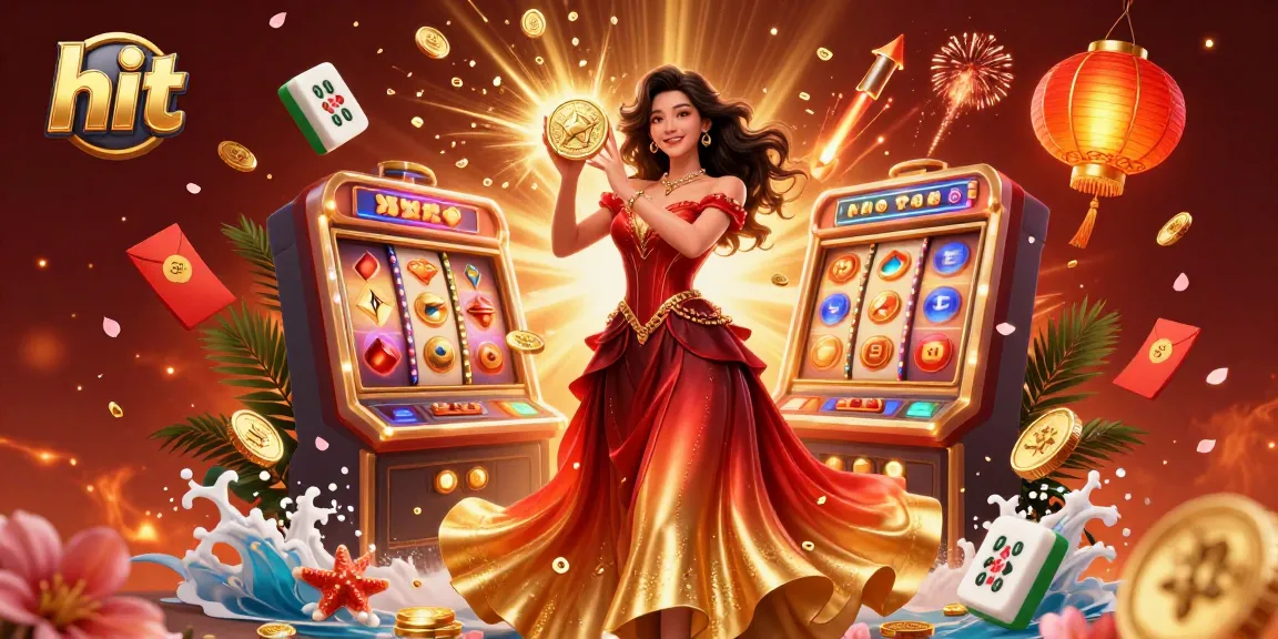 Experience thrilling slots and jackpots while hitting big wins in a vibrant casino scene.