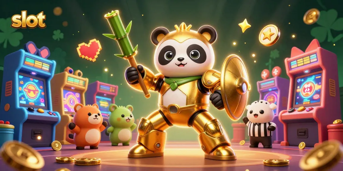 Engage with thrilling slot gameplay featuring vibrant characters and colorful machines.