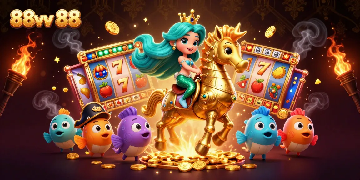 Experience thrilling wins with 88vv 88 in this vibrant slot game scene featuring vivid characters and rich game elements.