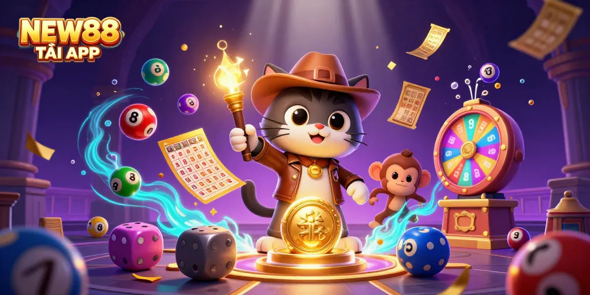 Uncover golden treasures at NEW88 TẢI APP with thrilling lottery and casino artifacts.