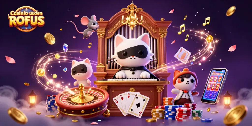 Experience excitement at udenlandsk casino uden ROFUS with vibrant characters and dynamic gaming elements.