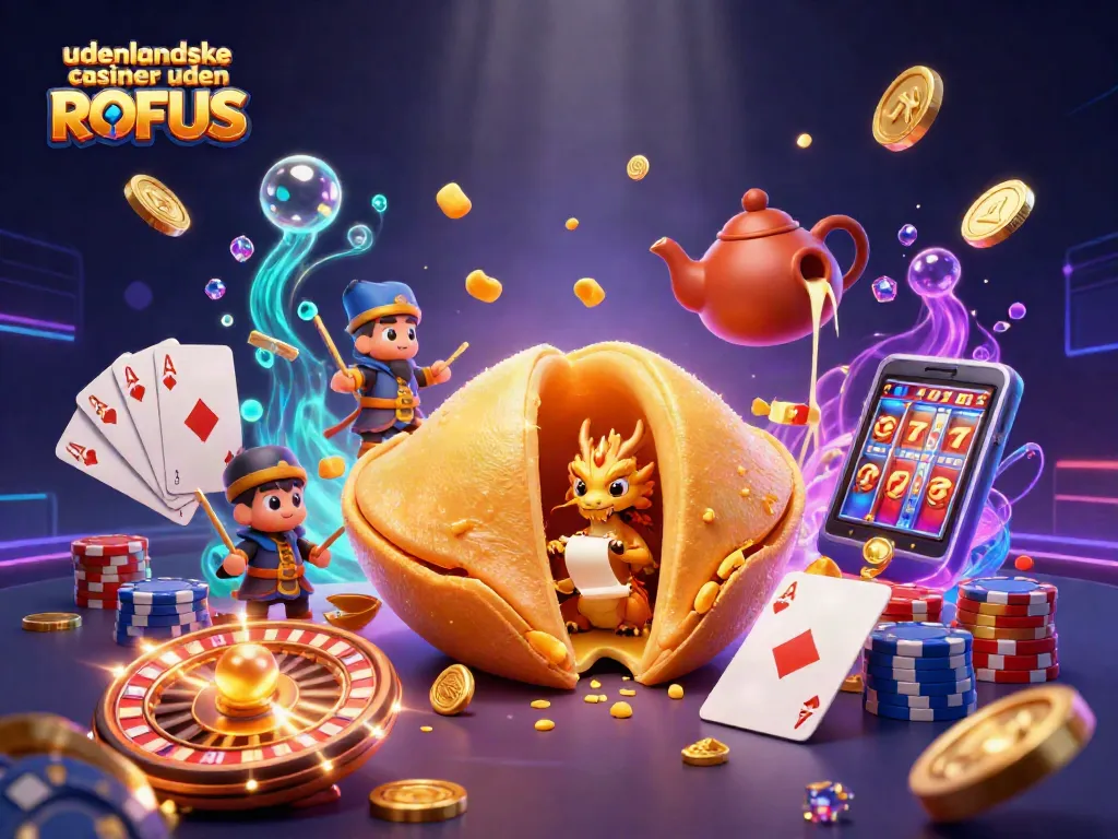 Experience the excitement of udenlandske casinoer uden ROFUS with vibrant 3D casino elements.