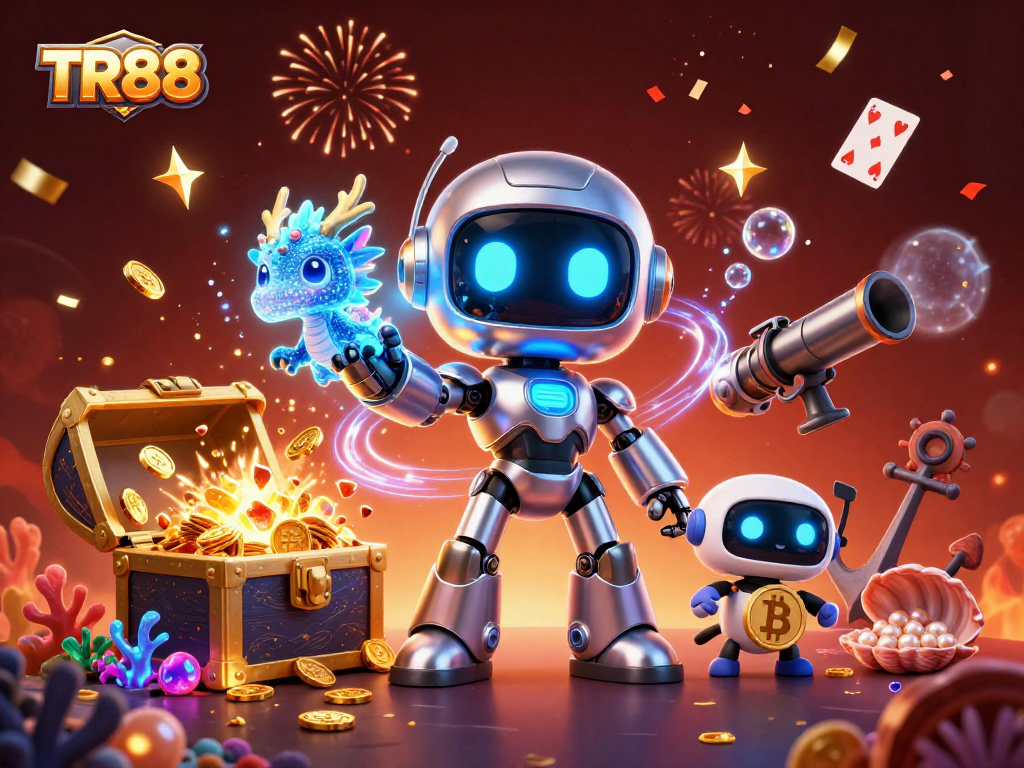 Engage with TR88's vibrant 3D casino adventure filled with treasures and excitement.