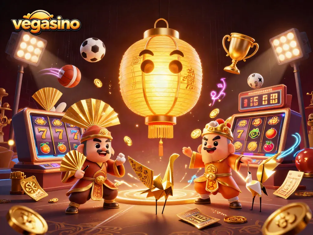 Experience thrilling gameplay at vegasino with vibrant casino elements and dynamic characters.