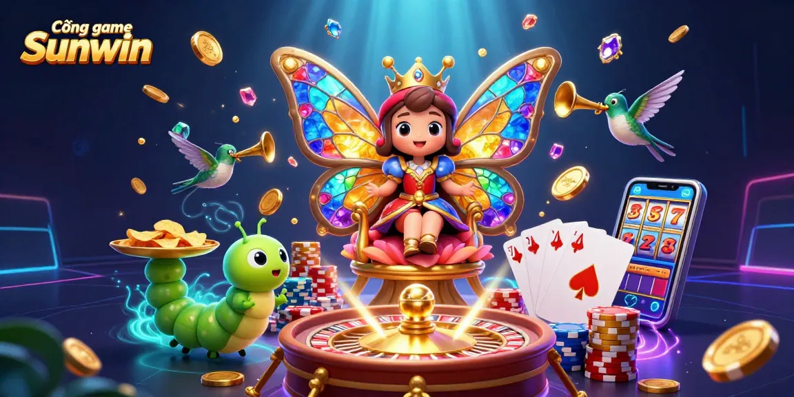 Experience thrilling gameplay at Cổng game Sunwin with vibrant characters and dynamic casino elements.
