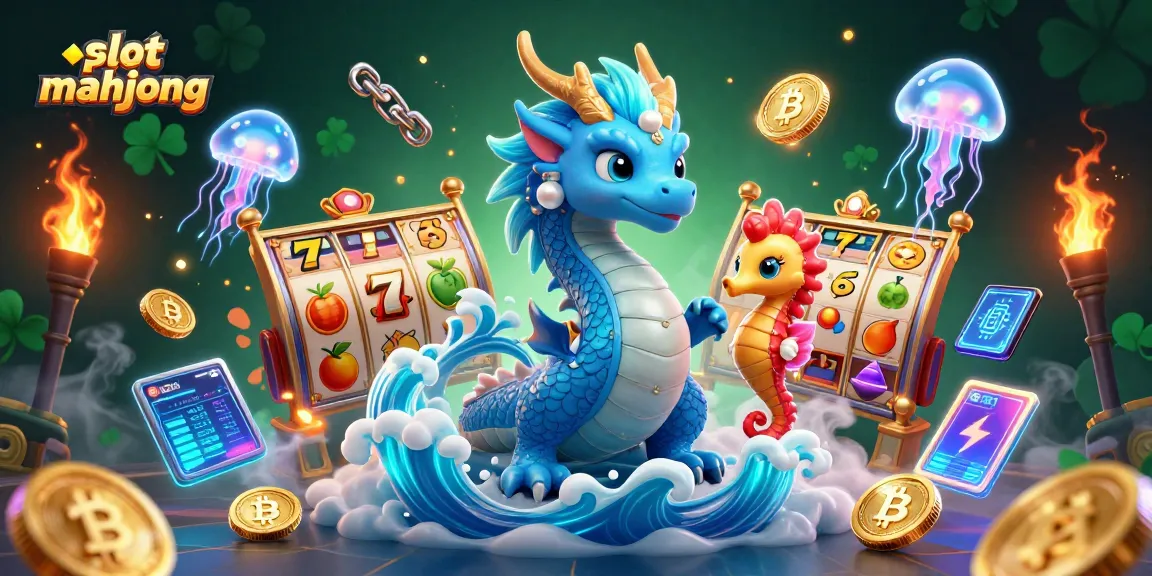 Experience the thrilling excitement of slot mahjong with captivating 3D visuals of innovative slot elements.