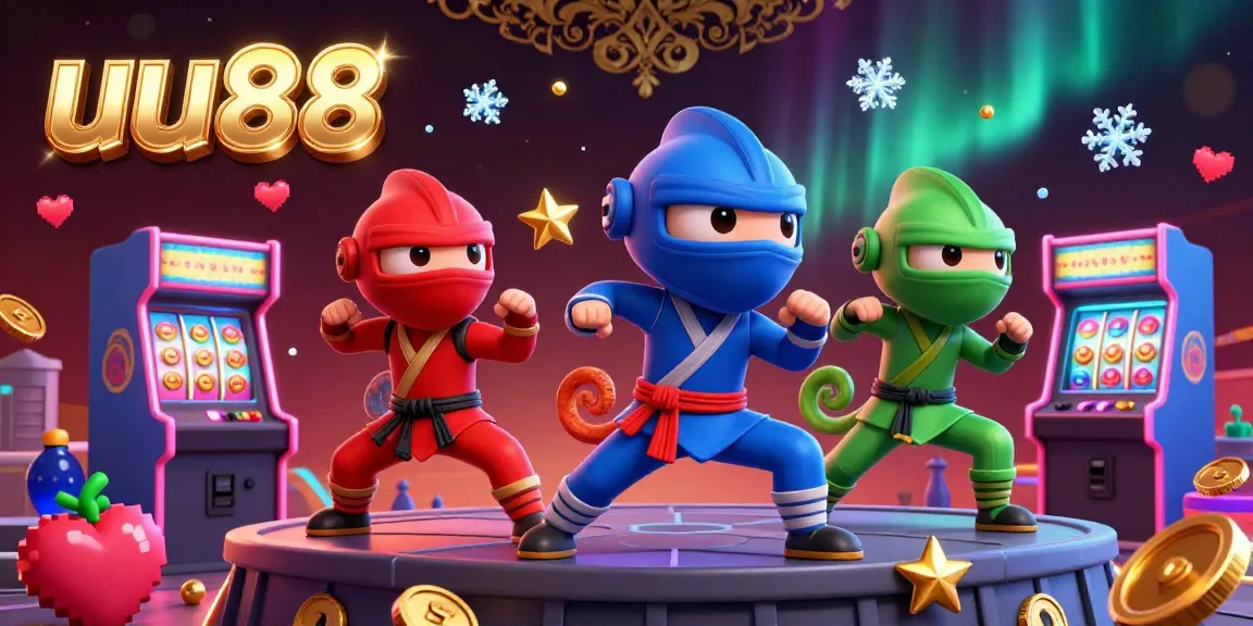 Engage the excitement of uu88 with vibrant chameleon ninjas in a thrilling casino adventure.