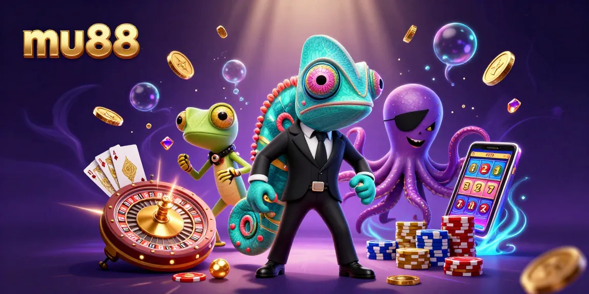 Mu88 offers vibrant gameplay with colorful coins, lavish jackpots, and thrilling 3D gaming action.
